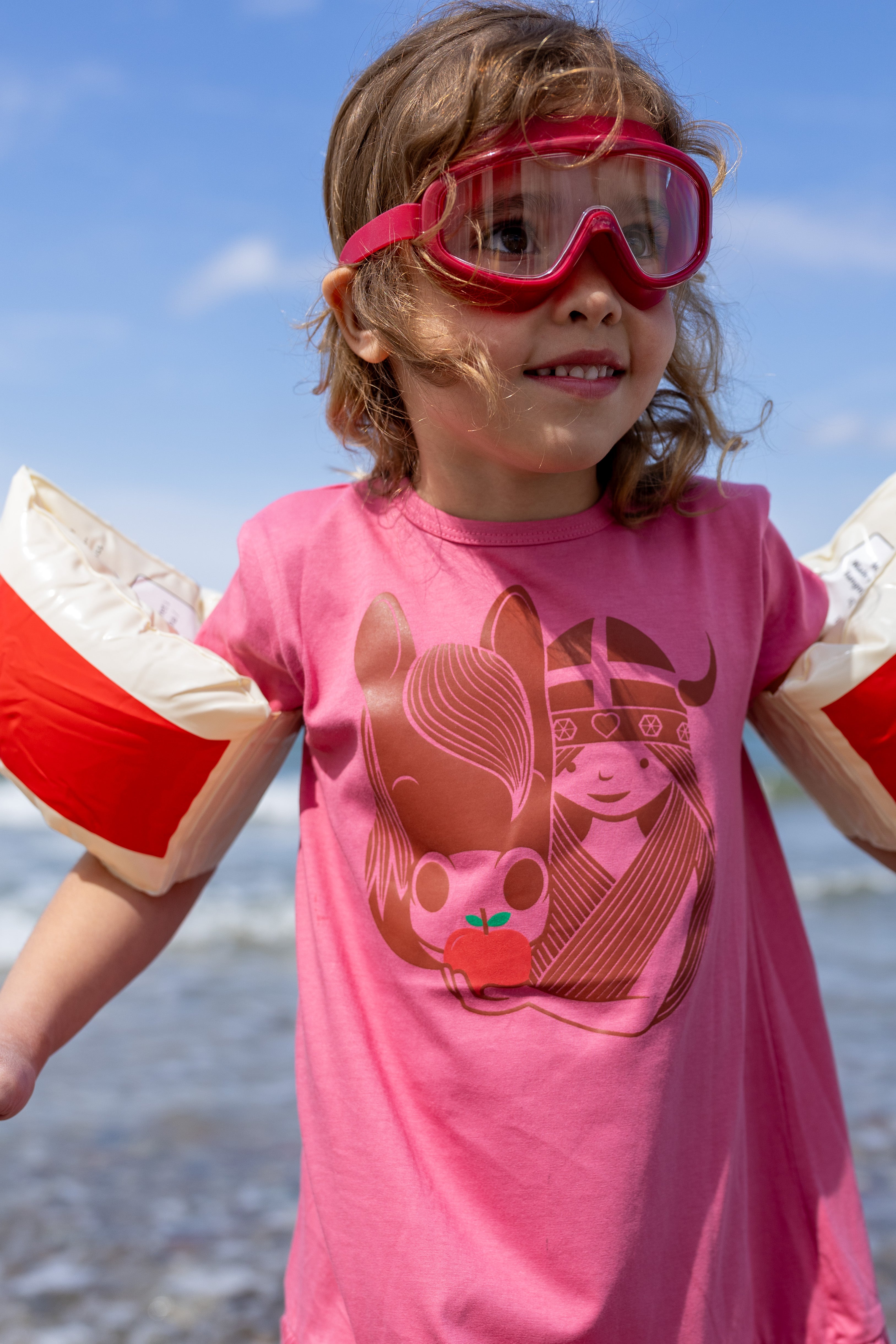 Danebasic Banana Dress Soft Cherry IDUNN