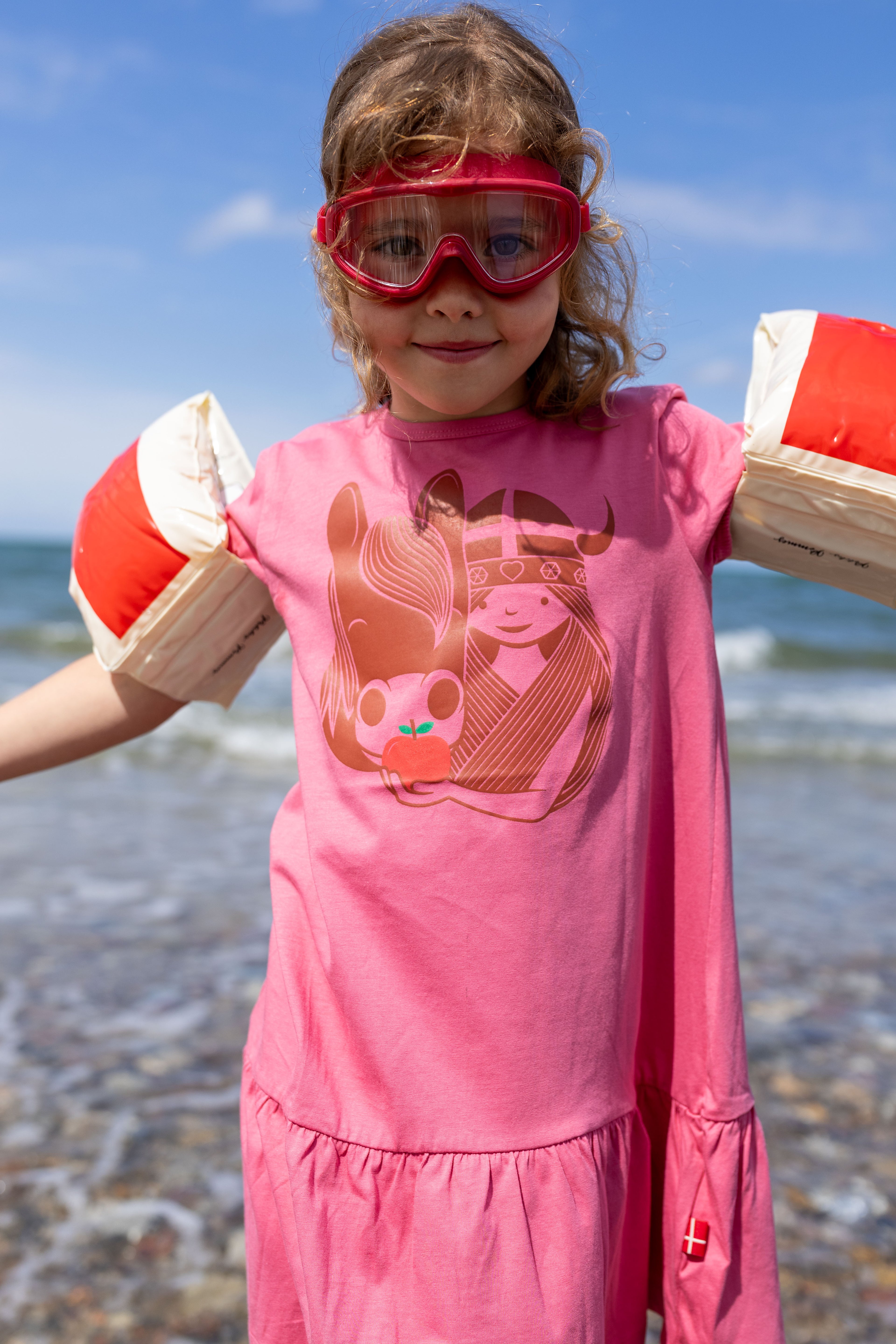 Danebasic Banana Dress Soft Cherry IDUNN