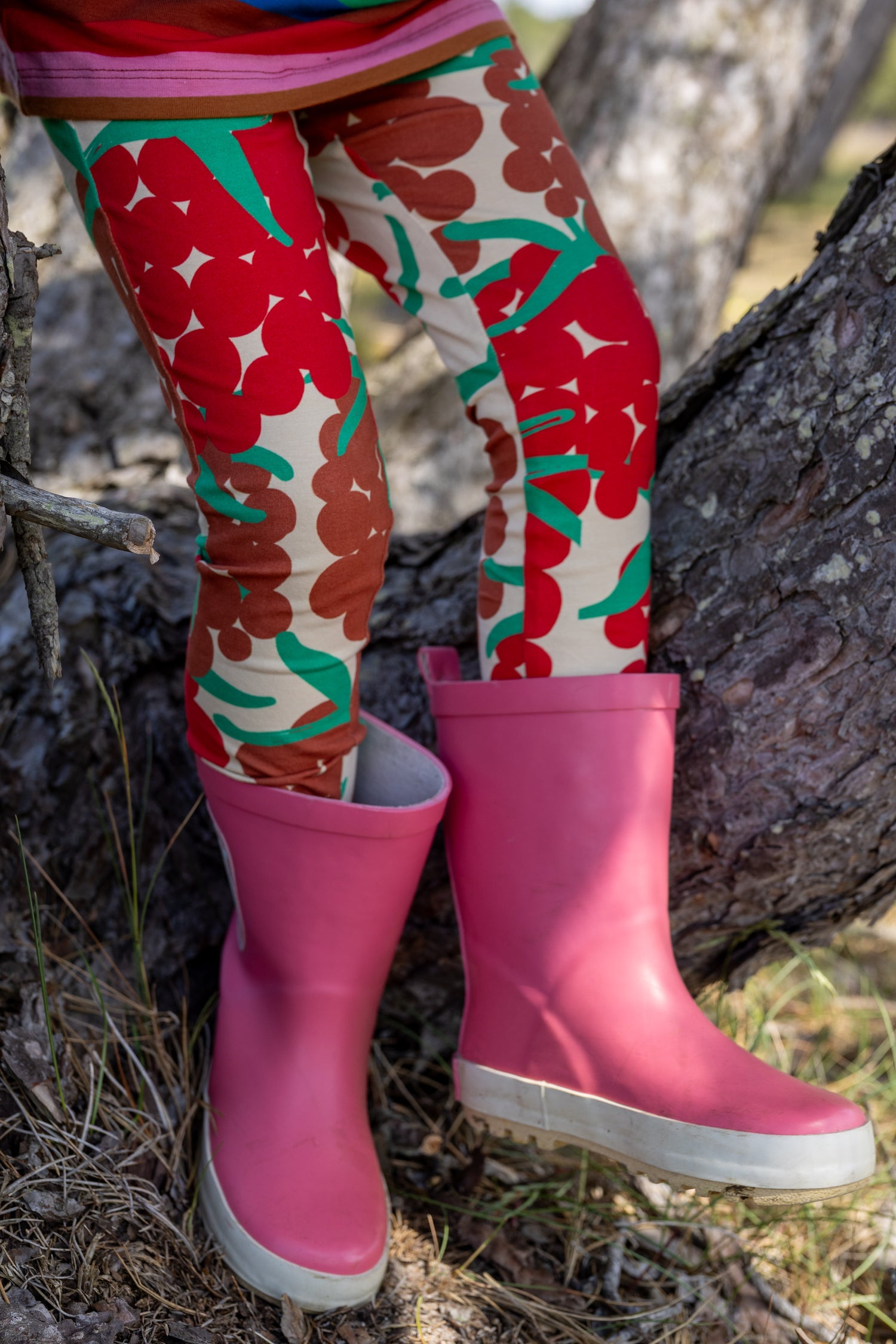 Danandrea Cotton Leggings Light Beige MAXIBERRY