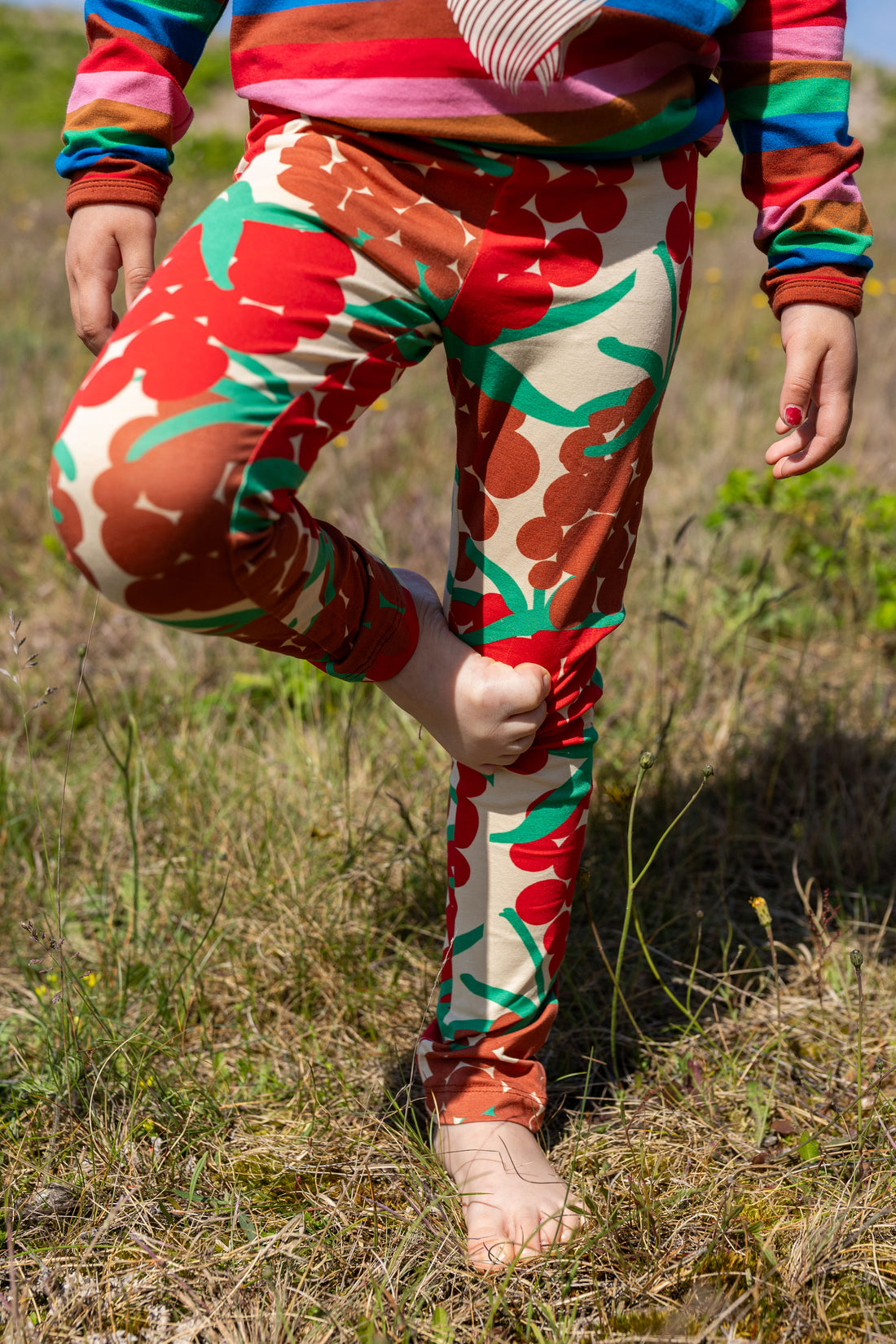 Danandrea Cotton Leggings Light Beige MAXIBERRY