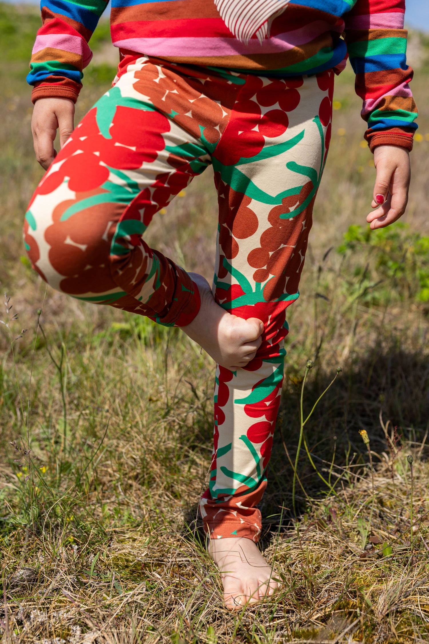 Danandrea Cotton Leggings Light Beige MAXIBERRY