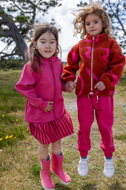 Danetumling Fleece Zip-Up Chili/Soft Cherry TROPS