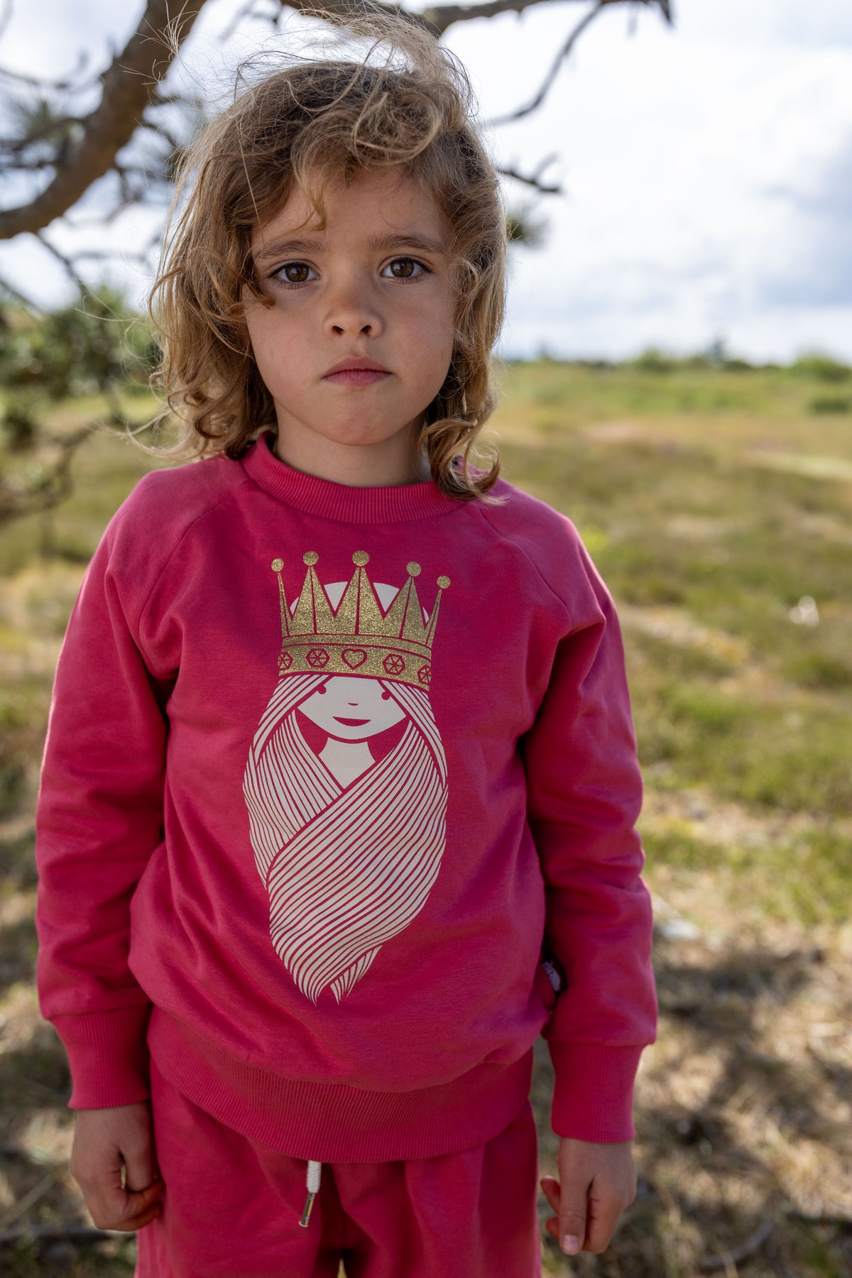Bluse til børn med prinsesse