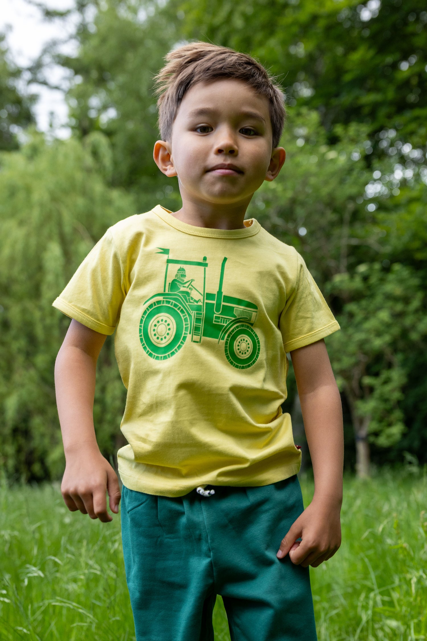 Danebasic SS Faded Yellow TRAKTHOR (Green)