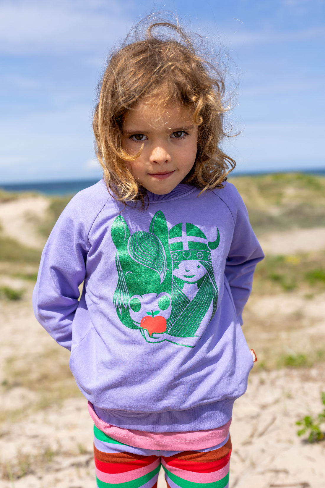 Danamerika Sweat Light Lilac IDUNN (Glitter)