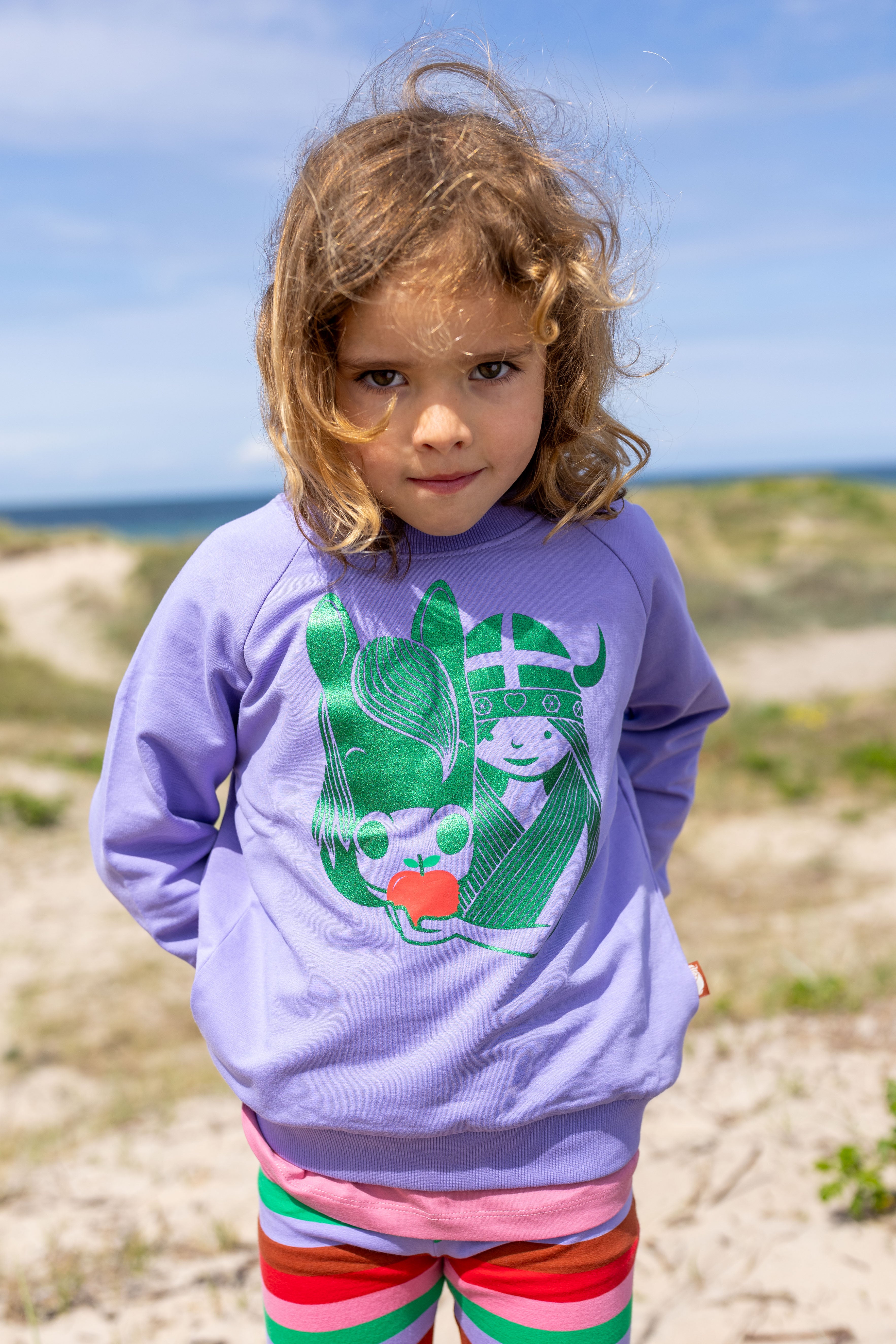 Danamerika Sweat Light Lilac IDUNN (Glitter)