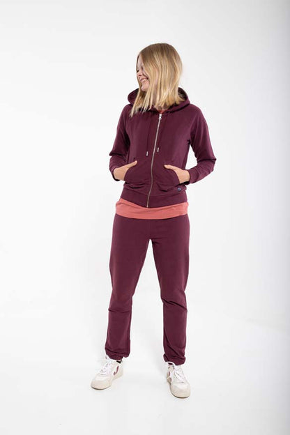 ORGANIC - Kondi Sweatpants Dusty blue FLEURIE