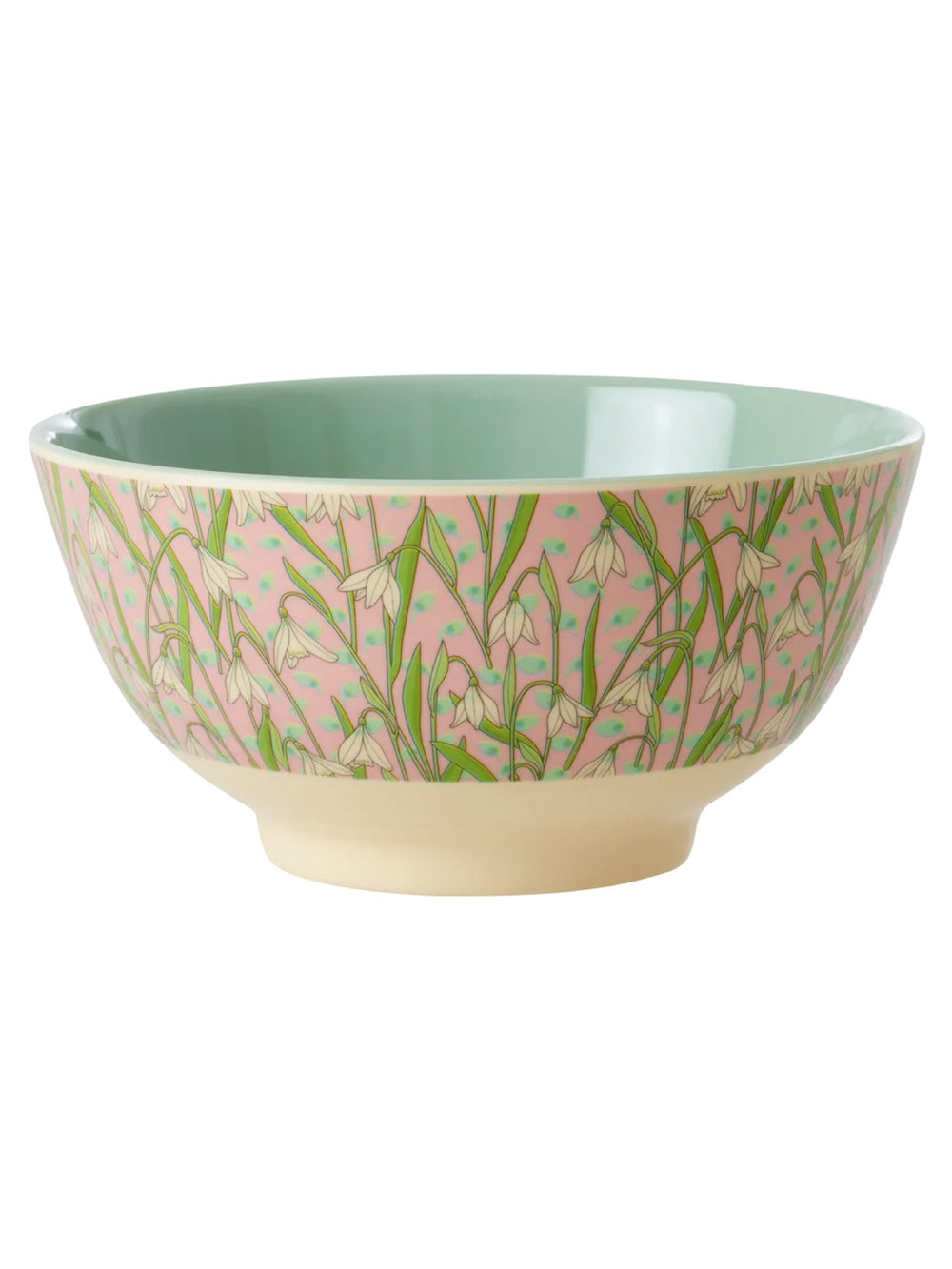 Rice Mellem Skål New Snowdrop Print