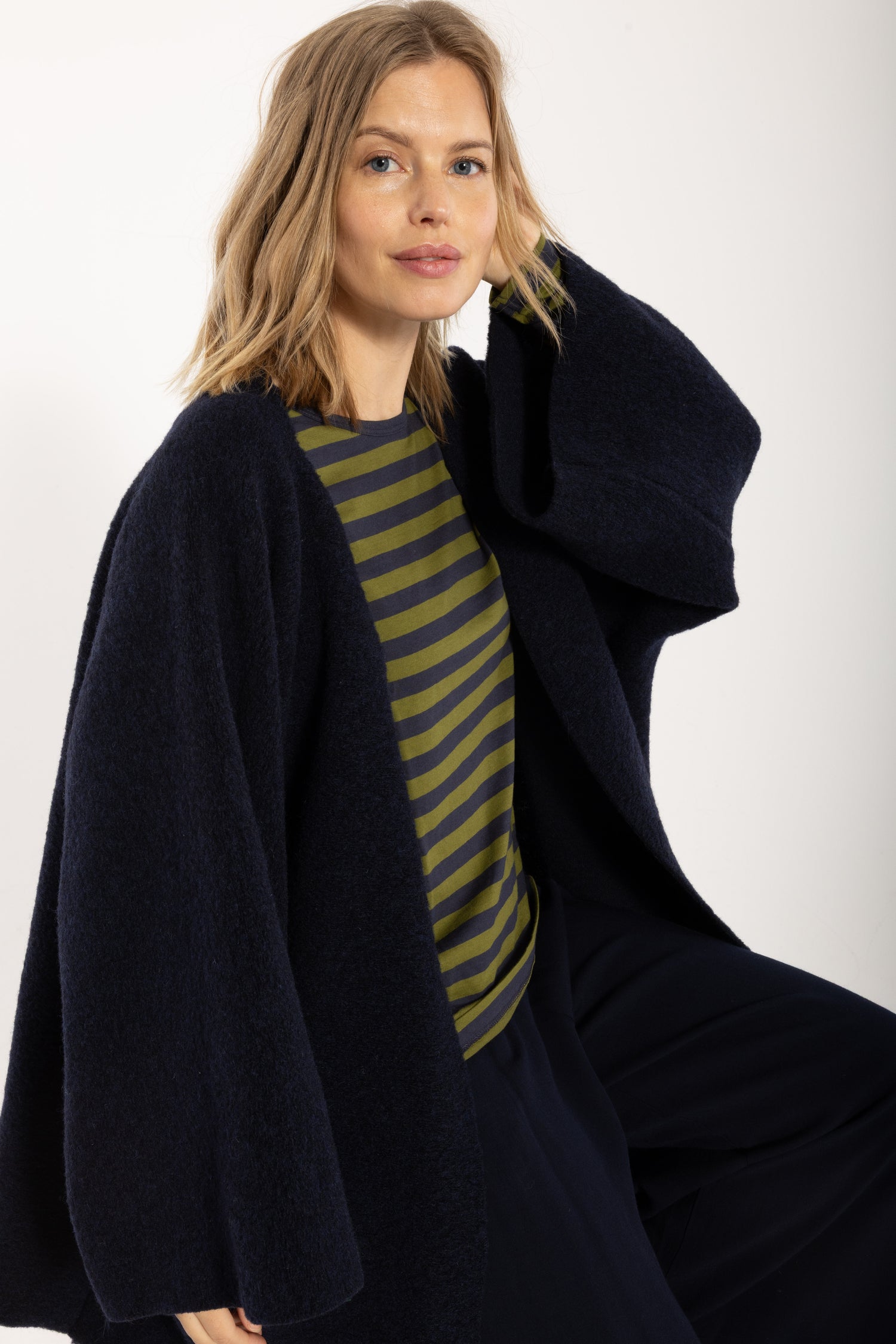 Danemodernism Wool Jacket Navy