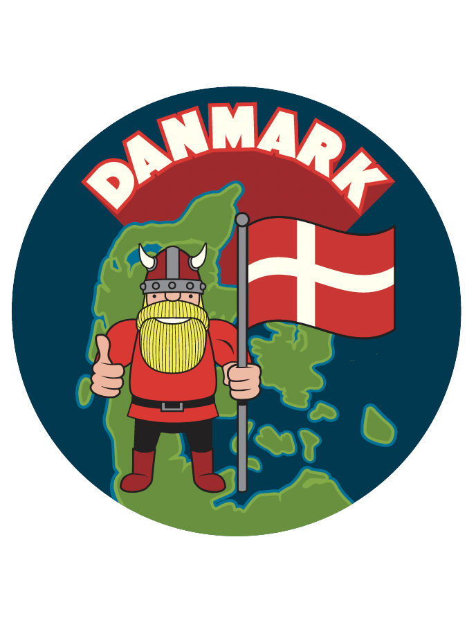Magnet Porcelaine DANMARK