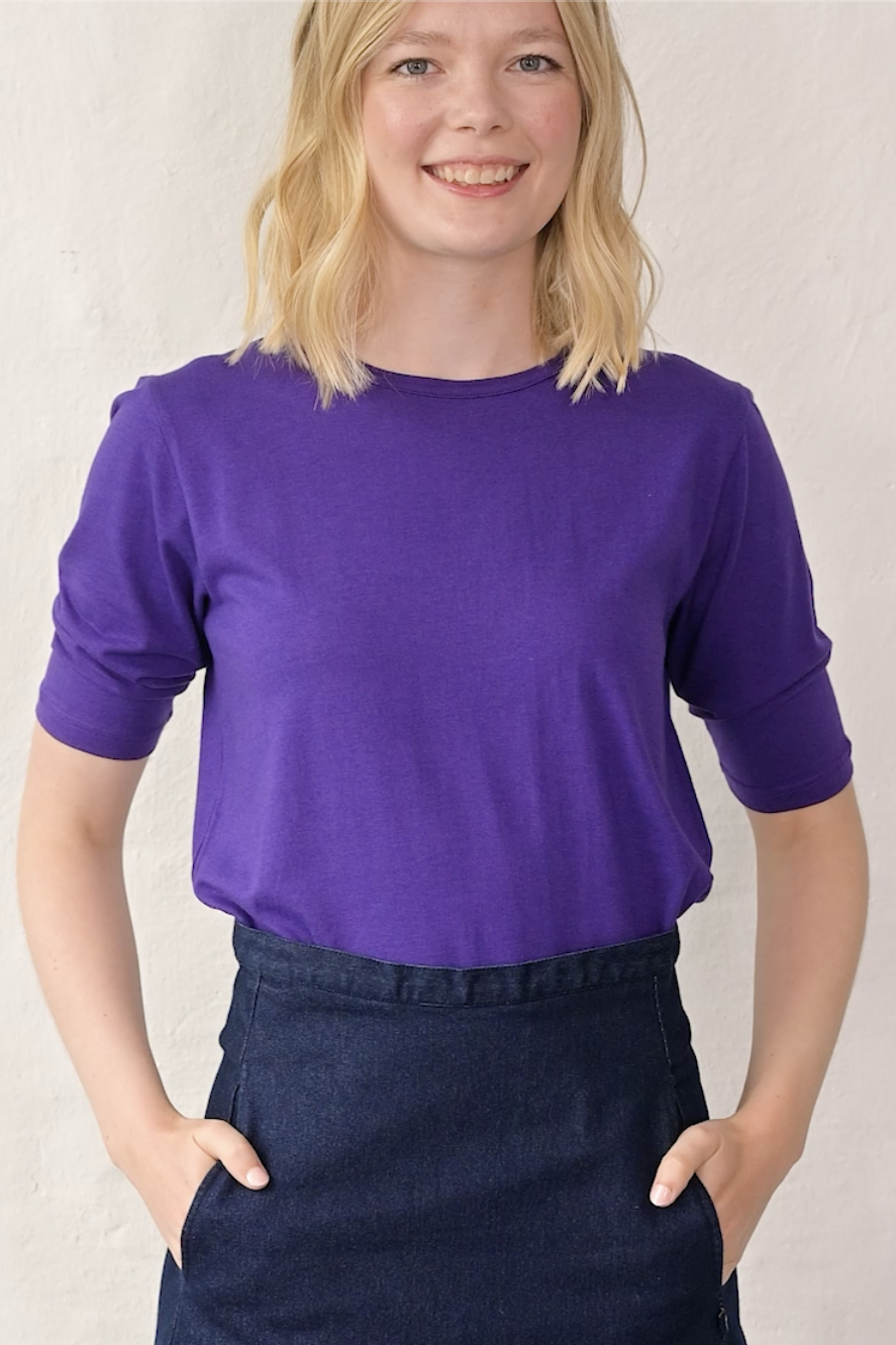 Danemanna Modal Tee Shy Purple