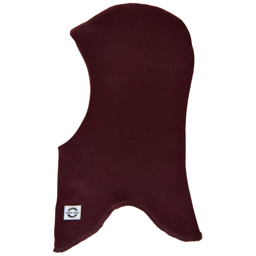 Mikk-Line Uld Elefanthue m.vindstop Decadent Chocolate