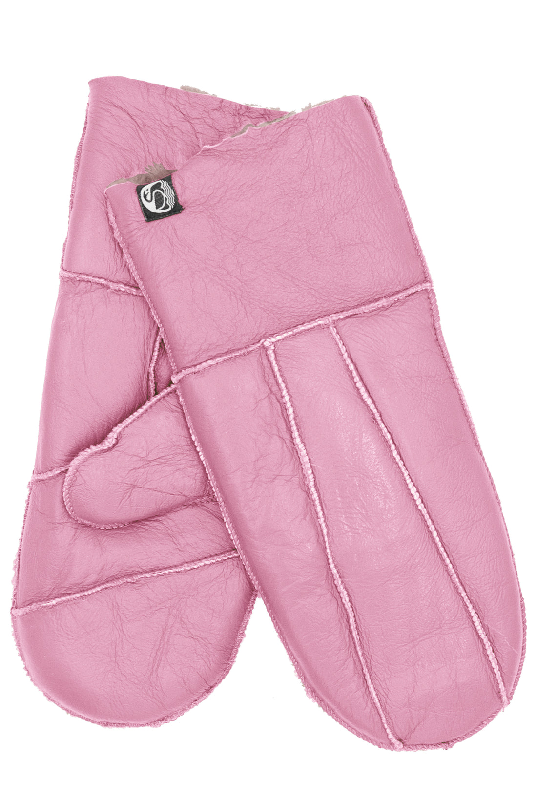 No Waste Sheepskin Napa Gloves Dark Pink