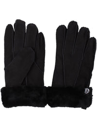 No Waste Sheepskin Mittens Black