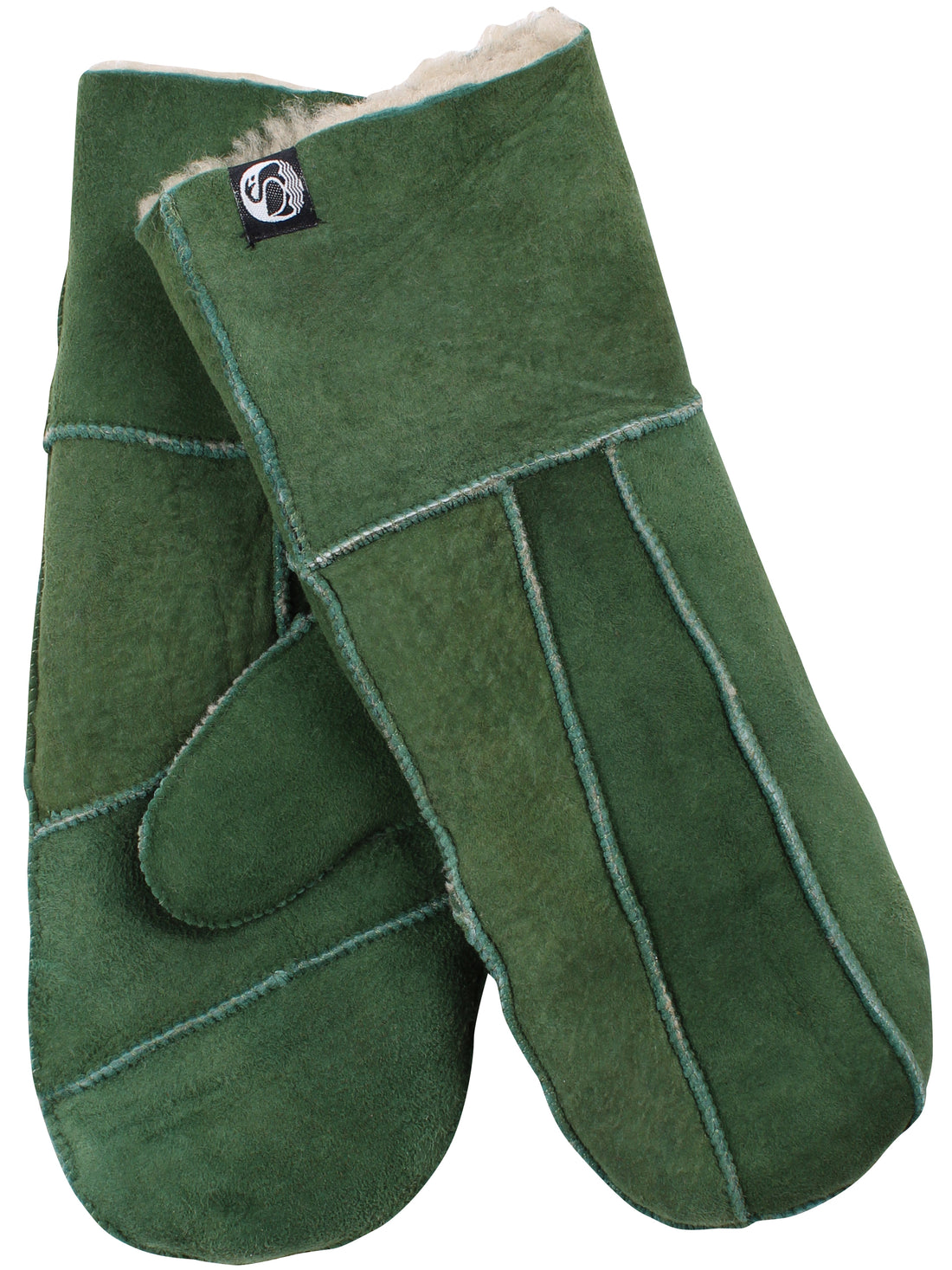 No Waste Sheepskin Gloves Fall Green