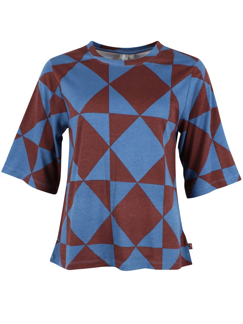 ORGANIC - Daneglad Interlock Tee Ocean Purple DIAMETRIC