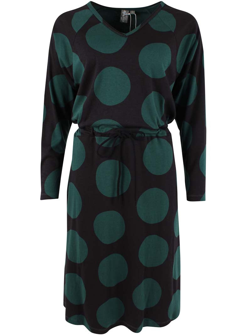 ORGANIC - Danouioui Interlock Dress Black DREAMYDOTS