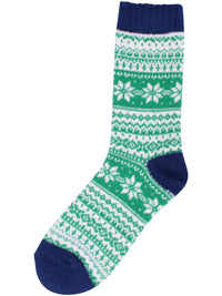Pied Pied Cozy Socks Navy/Green