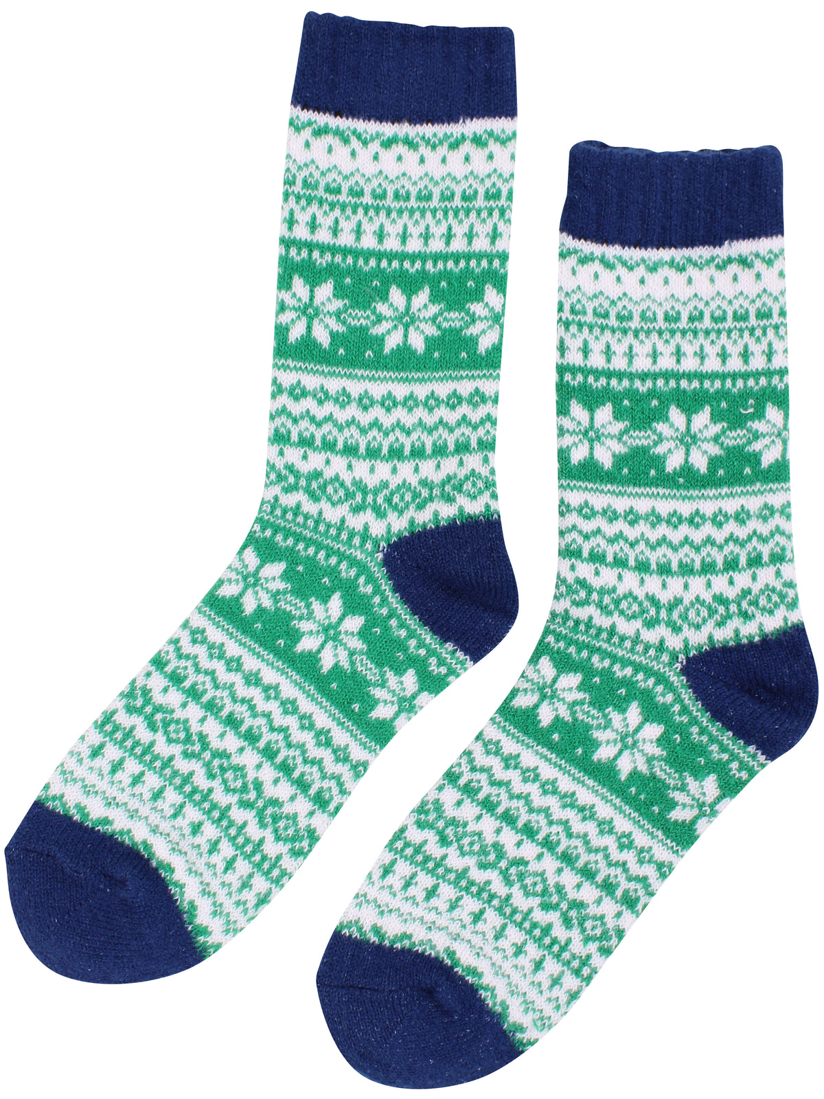 Pied Pied Cozy Socks Navy/Green