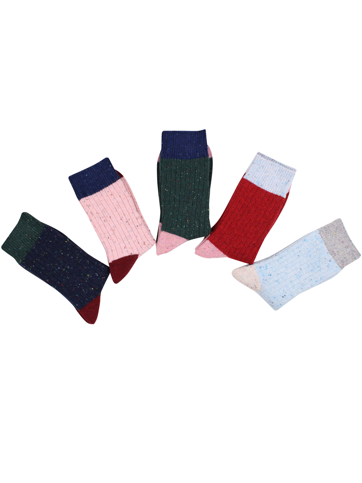 Pied Pied Nordic Warm Socks Multi Pink