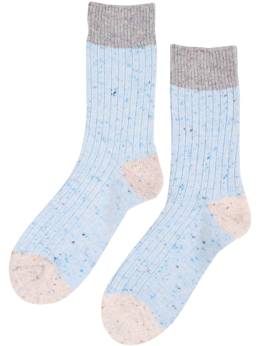 Pied Pied Nordic Warm Socks Multi Light Blue
