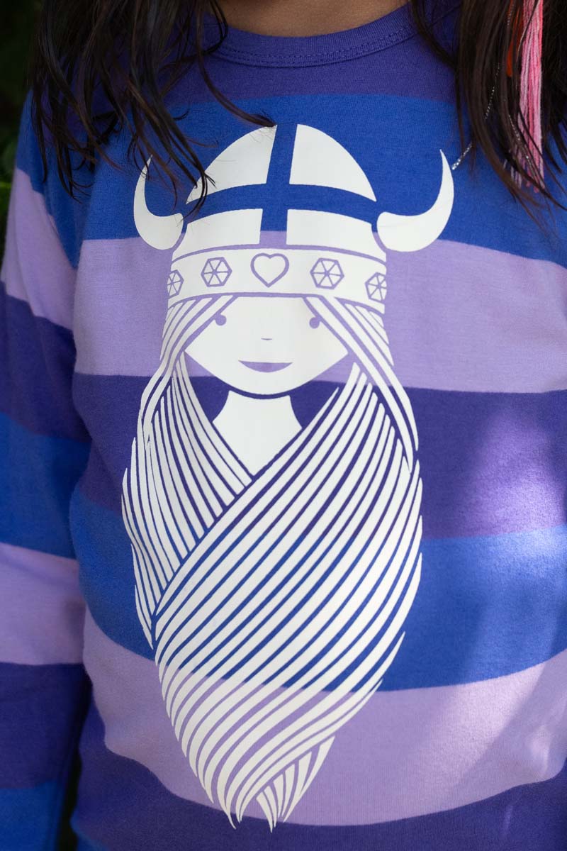 bluse til børn med viking