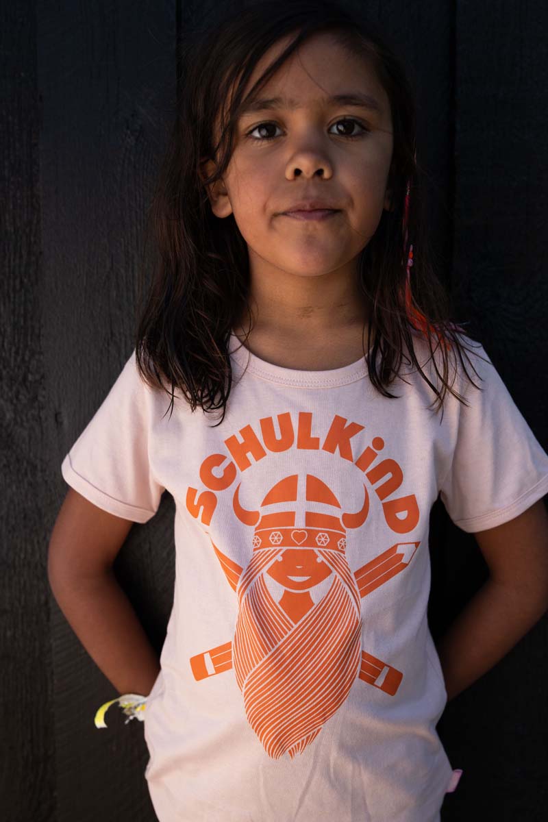 t-shirt til børn med viking  