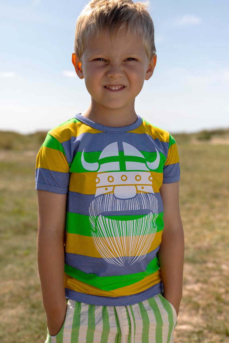 Børne T-shirt med viking