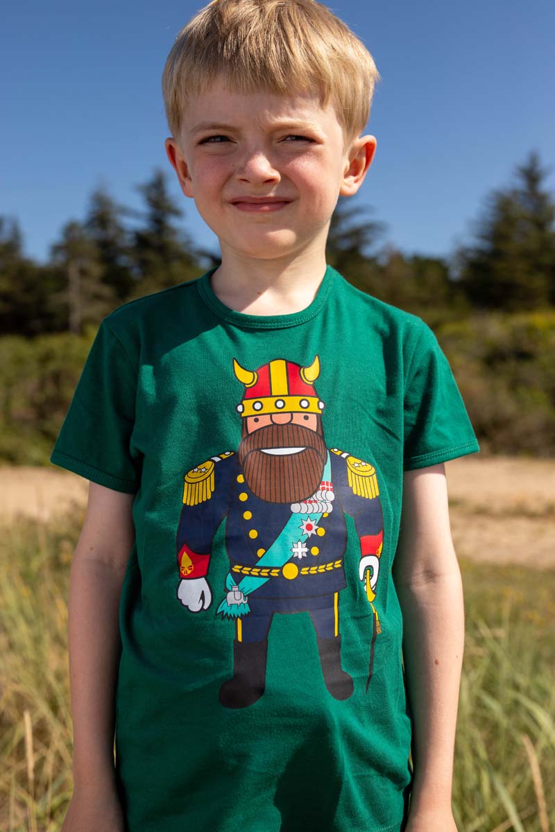 T-shirt til børn med konge