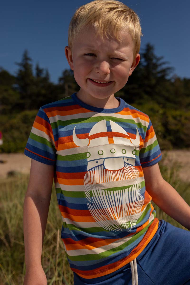 T-shirt til børn med viking