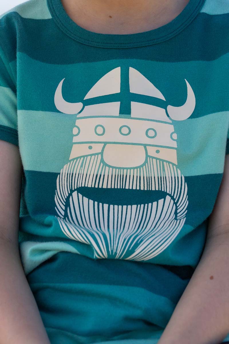 T-shirt til børn med viking