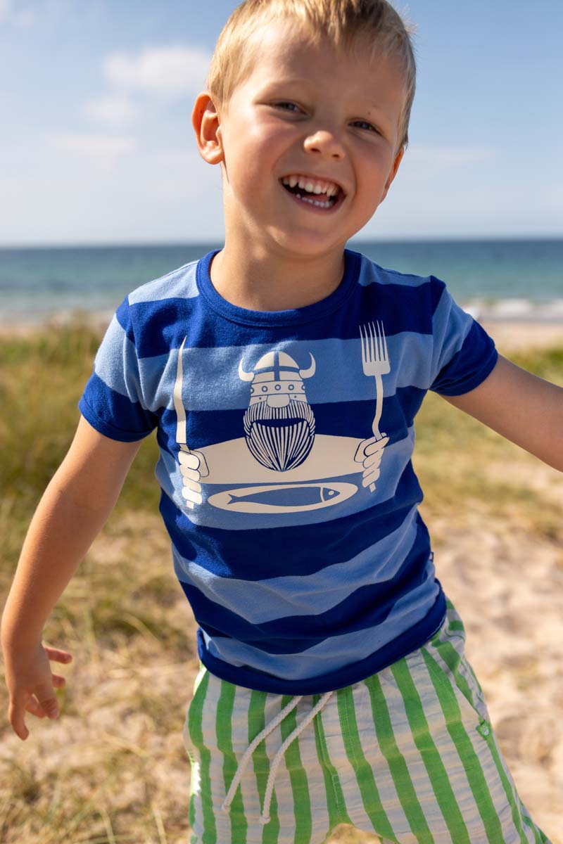 T-shirt til børn med viking