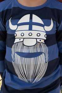 ORGANIC - Danesophus Tee Dk Navy/Skipper Blue ERIK
