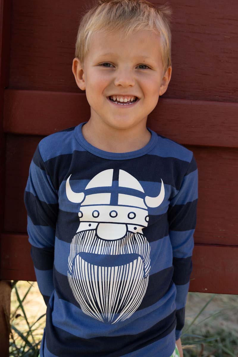 bluse til børn med viking
