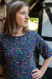 Daneviborg Modal Dress Dk Navy BOTANICAL