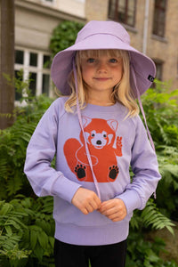 Dyrbellow Sweat Lila PEACE ROED PANDA