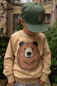 Dyrbellow Sweat Beige BRUN BJOERN