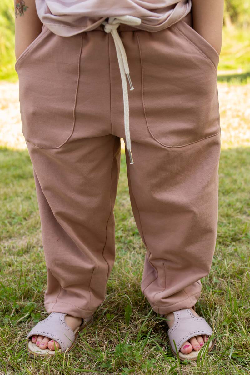 Daneballoon Pants Rose Beige