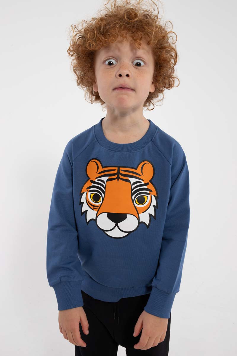 Sweater til Børn med Tiger