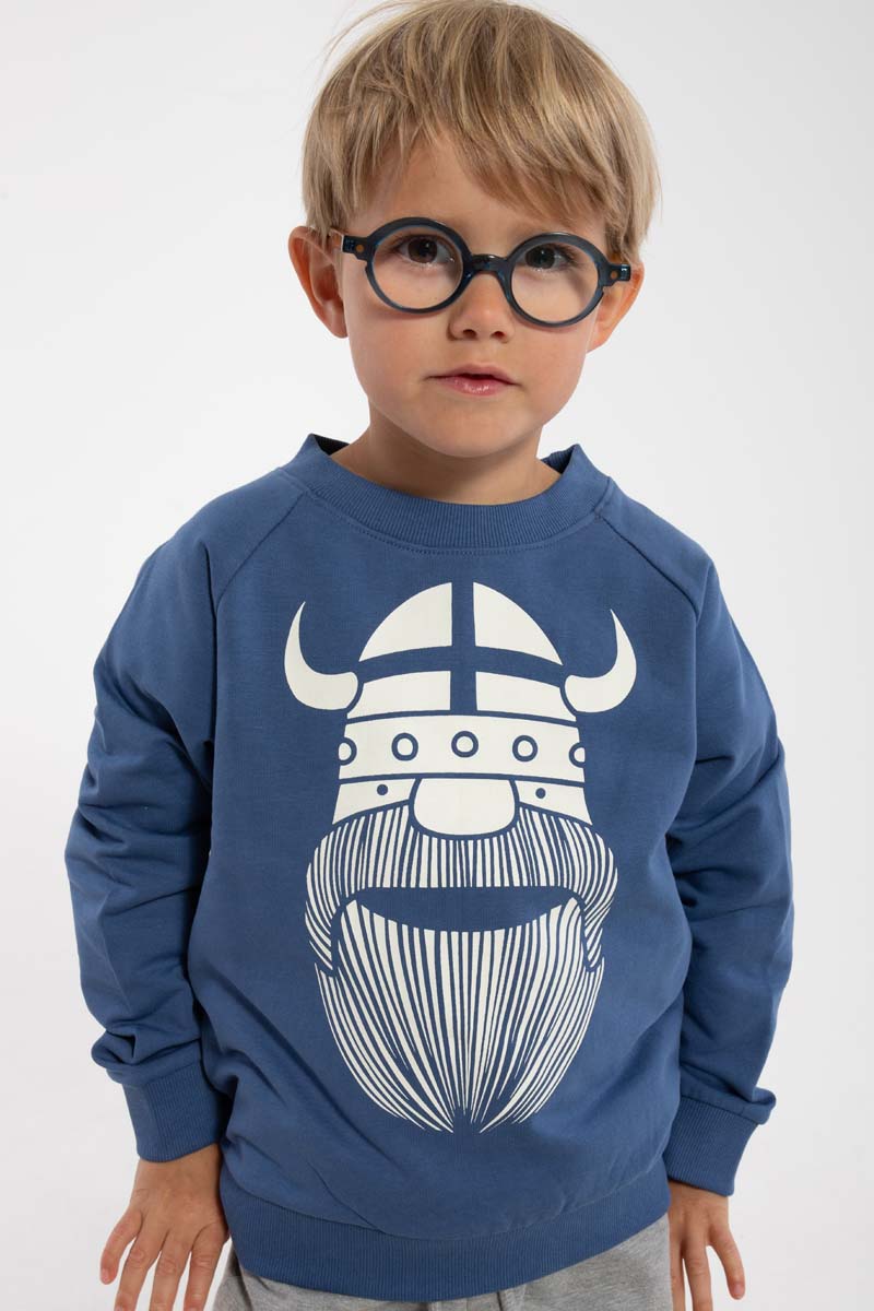 sweater til børn med viking