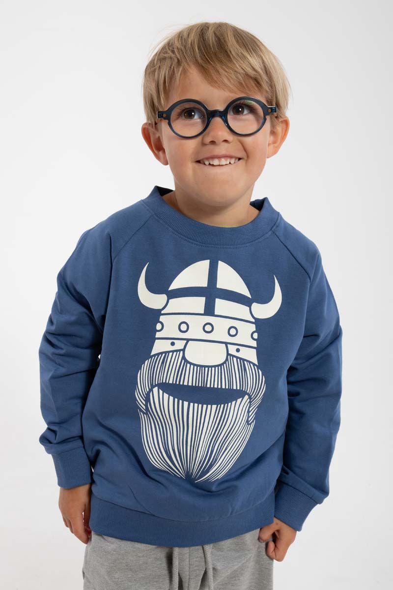 sweater til børn med viking