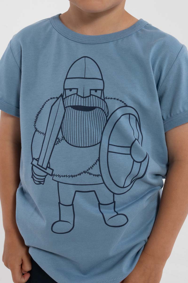 T-shirt til børn med viking