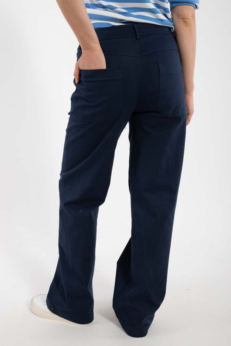 Danedaisy Stretch Twill Pants Dk Navy