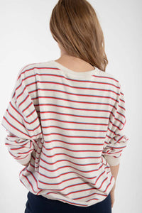 Danemeadow Cotton Knit Sweater Chalk TRIO