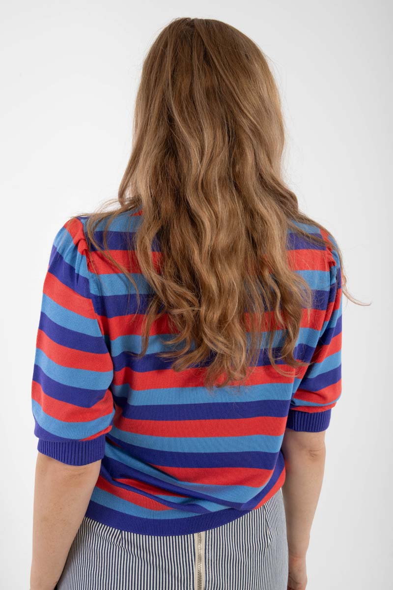 strik t-shirt til dame