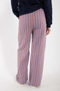 Danenynne Seersucker Pants Light Rust/Lilla