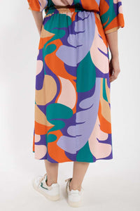 Danespresso Viscose Skirt Cold Purple TROPS