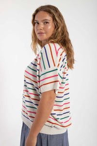 Danepopcorn Pearl Knit Sweater Tee Mellow Sailor