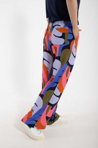 Danenynne Viscose Pants Dk Navy TROPS
