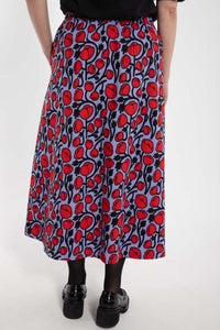 Danespresso Poplin Stretch Skirt Lilla POPPY